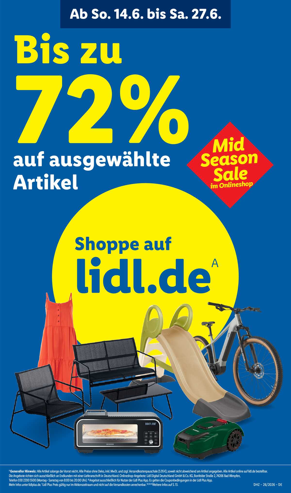 Leták Lidl Německo 22.6.-27.6.2026 strana 34