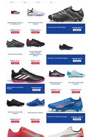Intersport Kopačky a míče - 8. 6. 2026