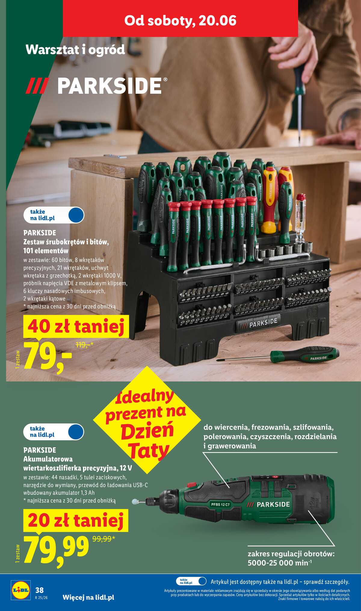 Leták Lidl Polsko 15.6.-20.6.2026 - Katalog platí od 15. června strana 44