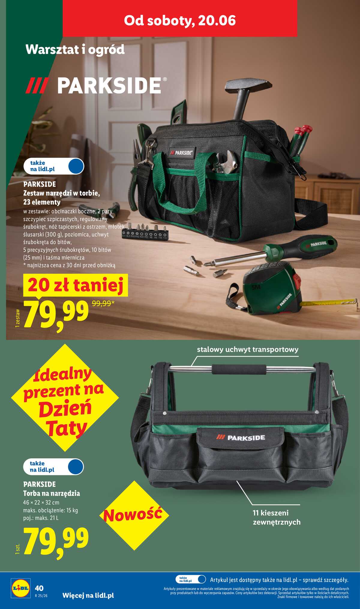 Leták Lidl Polsko 15.6.-20.6.2026 - Katalog platí od 15. června strana 46