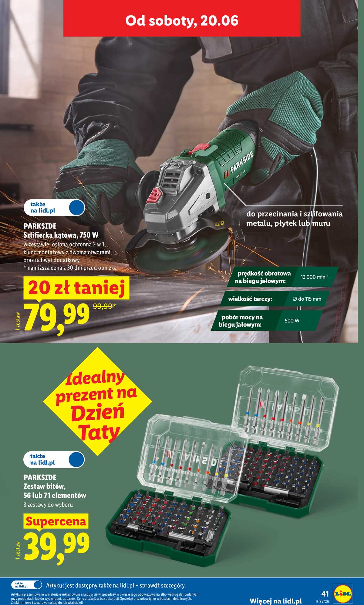 Leták Lidl Polsko 15.6.-20.6.2026 - Katalog platí od 15. června strana 47