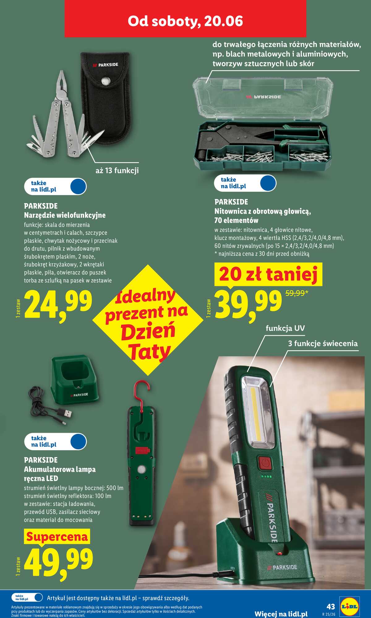 Leták Lidl Polsko 15.6.-20.6.2026 - Katalog platí od 15. června strana 49