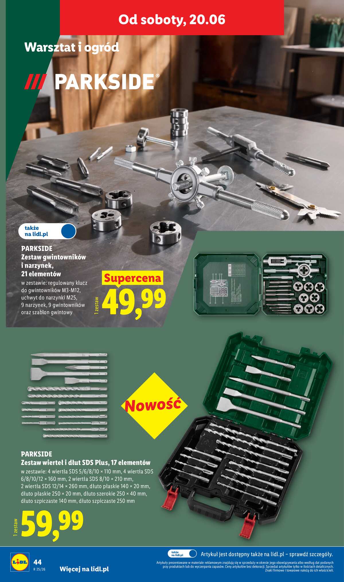 Leták Lidl Polsko 15.6.-20.6.2026 - Katalog platí od 15. června strana 50