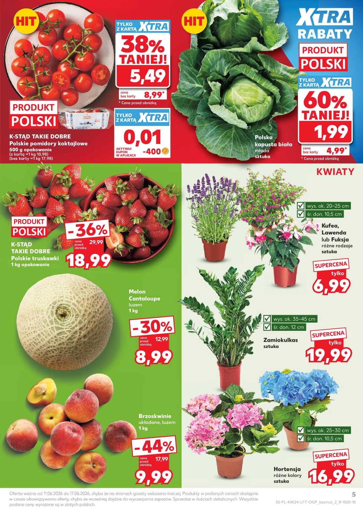 Leták Kaufland Polsko 11.6.-17.6.2026 - Týdenní zpravodaj strana 5