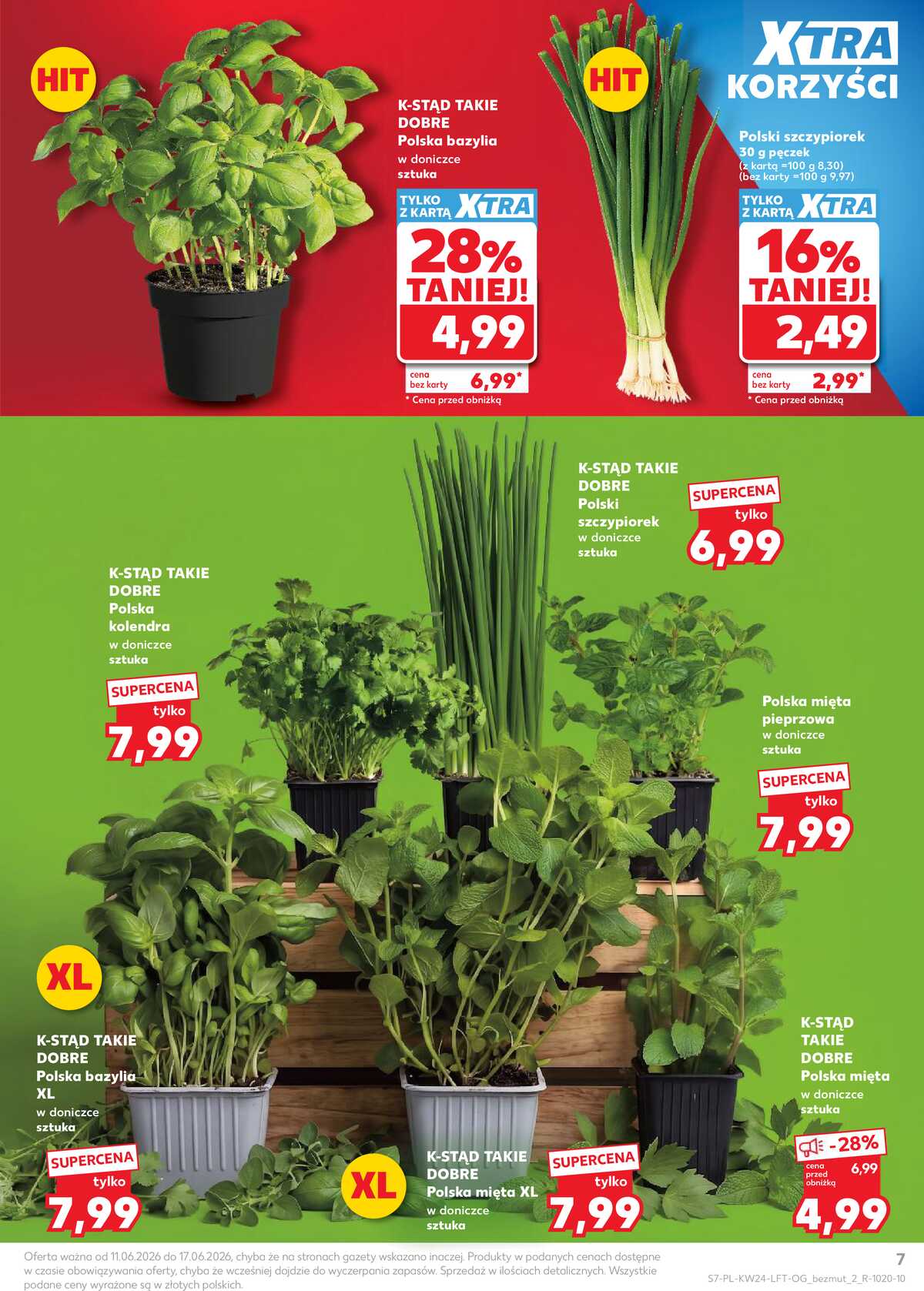 Leták Kaufland Polsko 11.6.-17.6.2026 - Týdenní zpravodaj strana 7