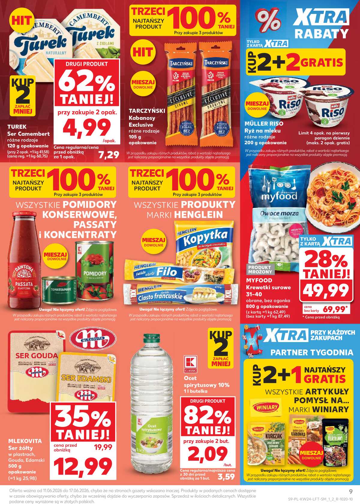 Leták Kaufland Polsko 11.6.-17.6.2026 - Týdenní zpravodaj strana 9