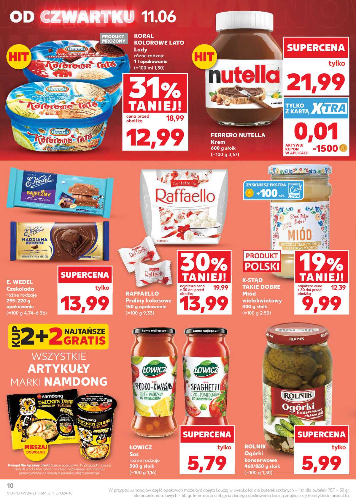 Leták Kaufland Polsko 11.6.-17.6.2026 - Týdenní zpravodaj strana 10