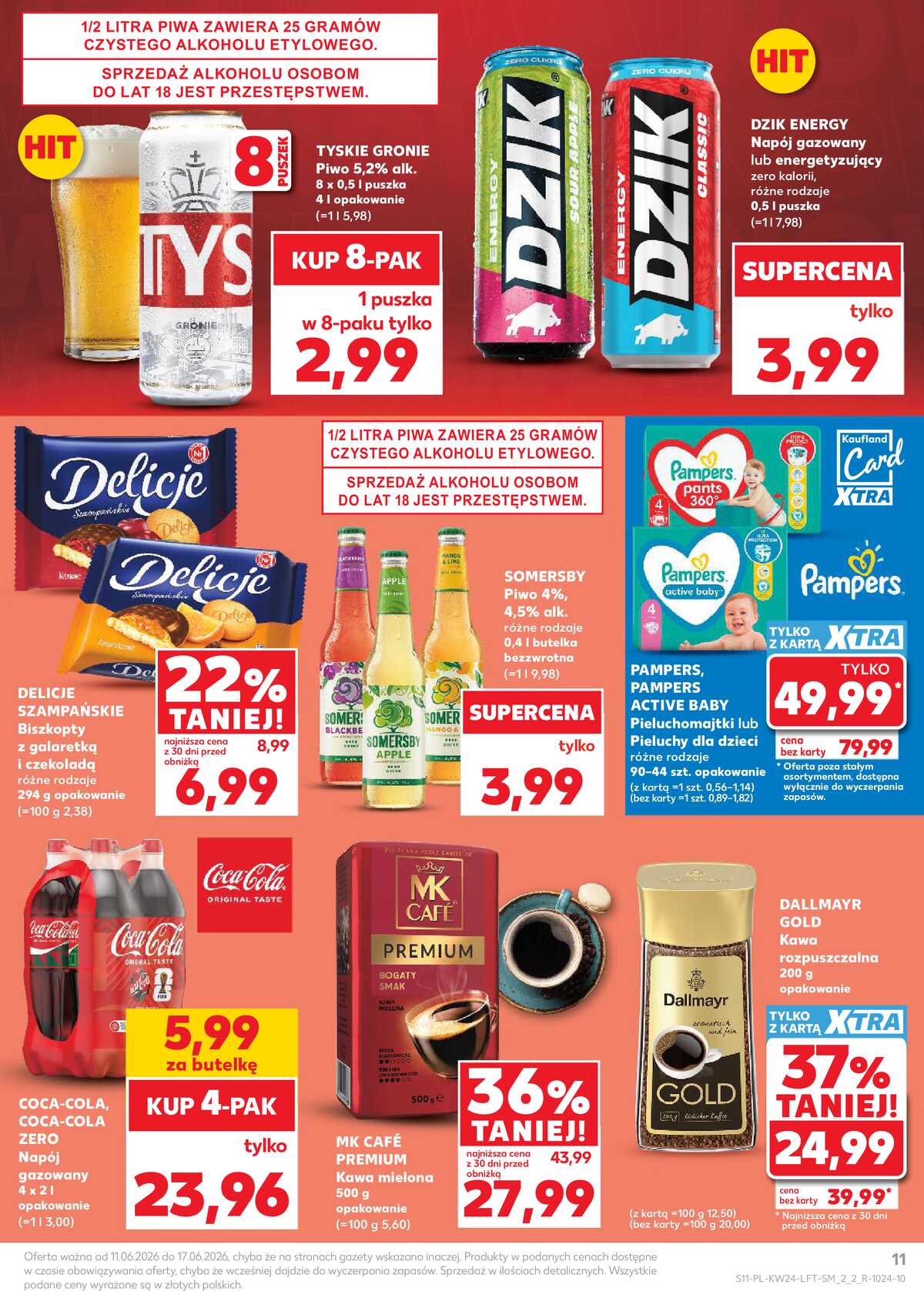 Leták Kaufland Polsko 11.6.-17.6.2026 - Týdenní zpravodaj strana 11