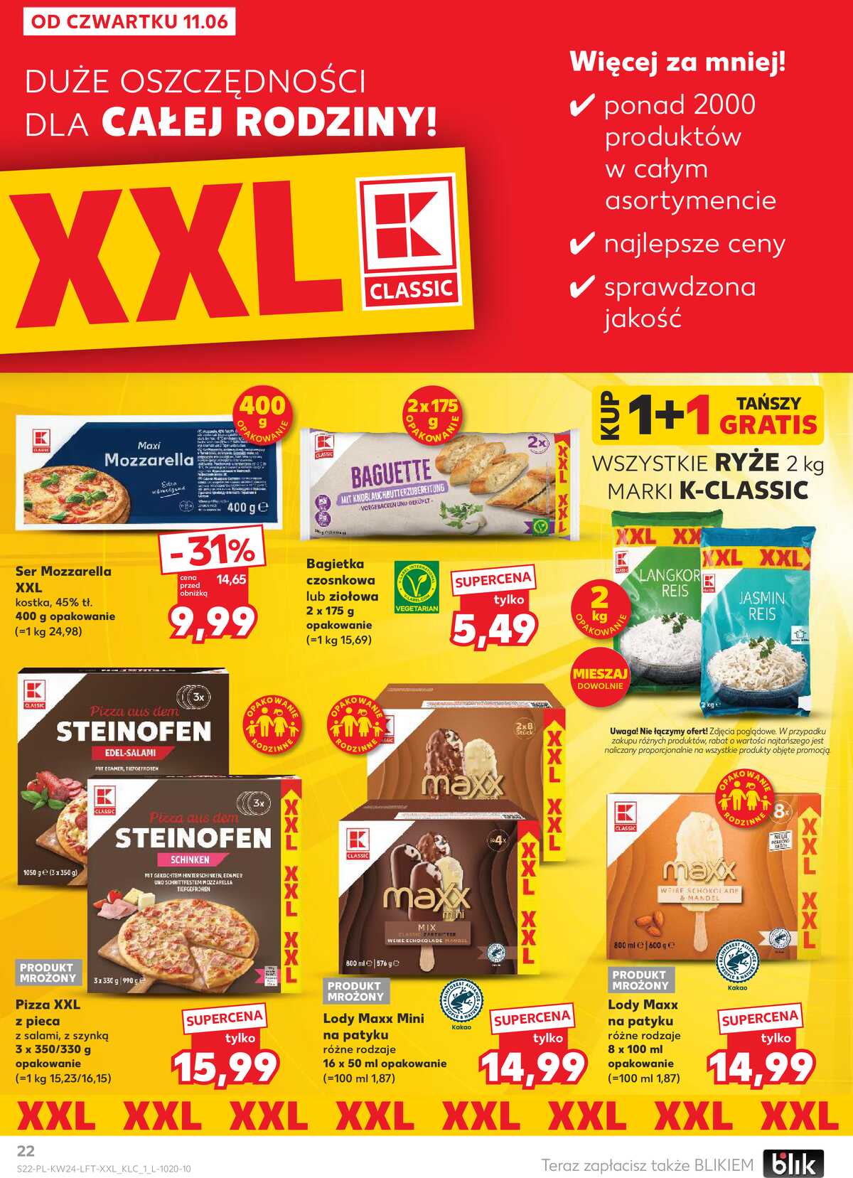 Leták Kaufland Polsko 11.6.-17.6.2026 - Týdenní zpravodaj strana 22