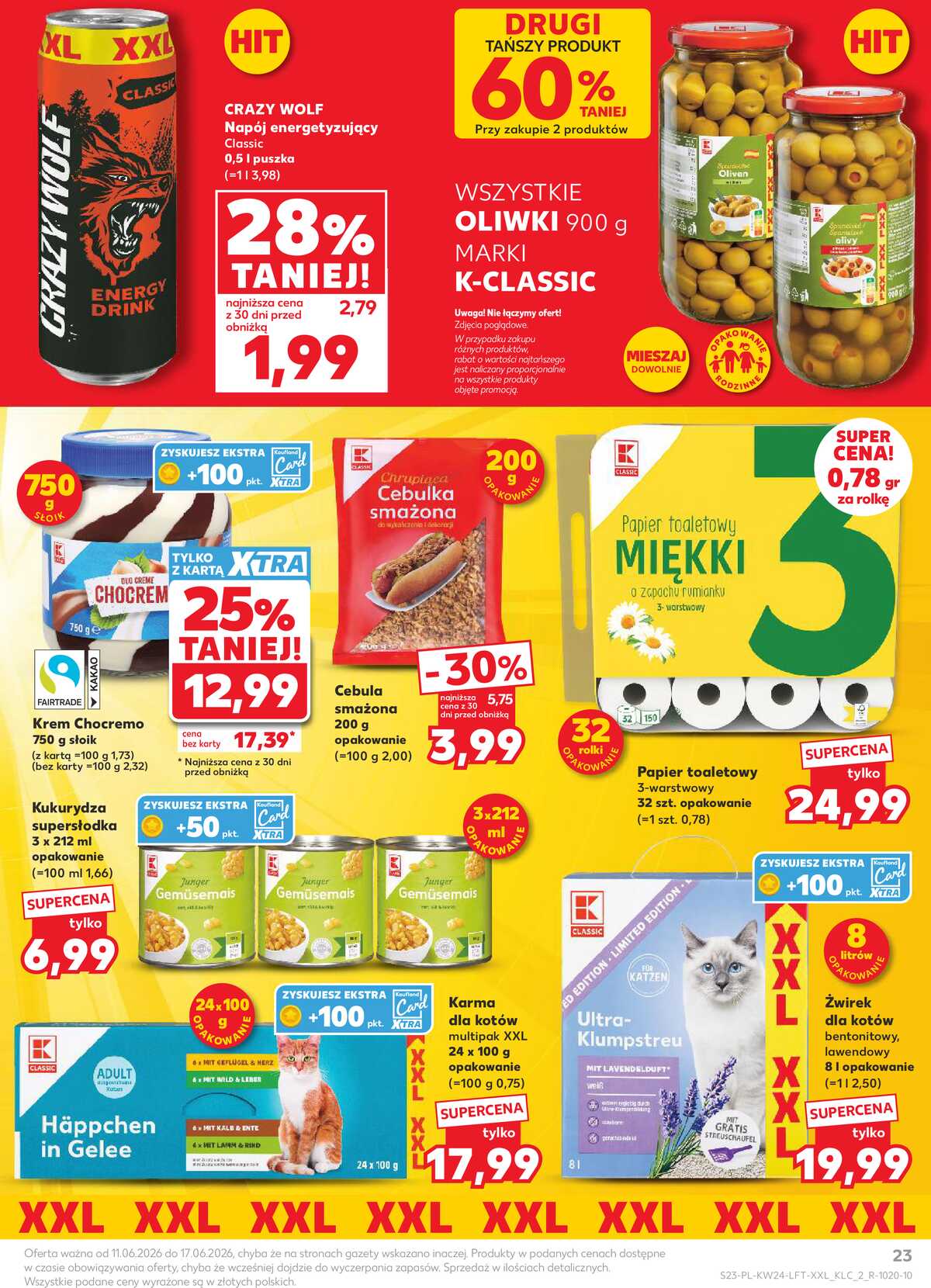 Leták Kaufland Polsko 11.6.-17.6.2026 - Týdenní zpravodaj strana 23