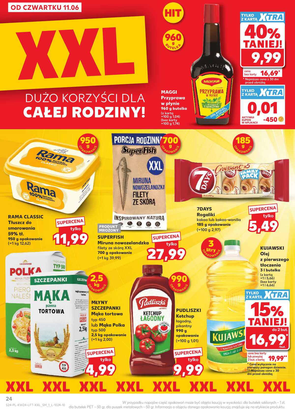 Leták Kaufland Polsko 11.6.-17.6.2026 - Týdenní zpravodaj strana 24