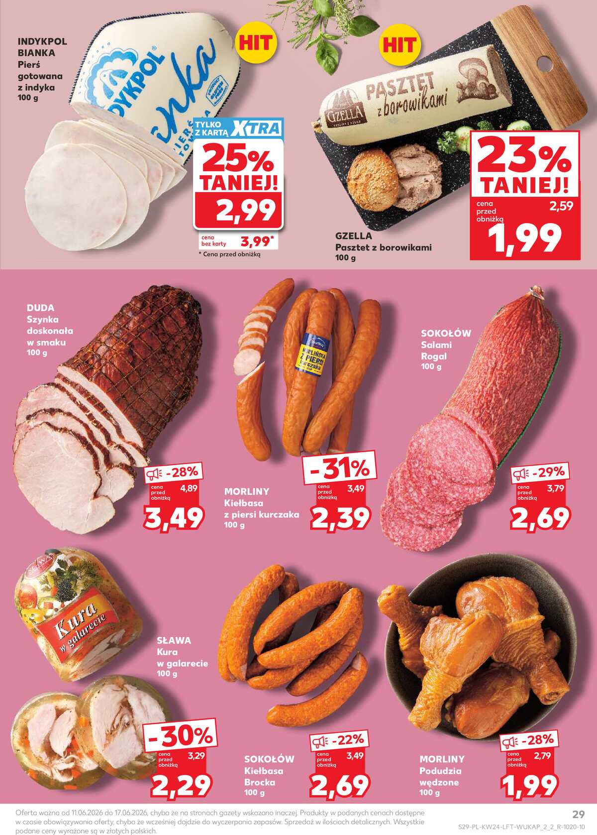 Leták Kaufland Polsko 11.6.-17.6.2026 - Týdenní zpravodaj strana 29