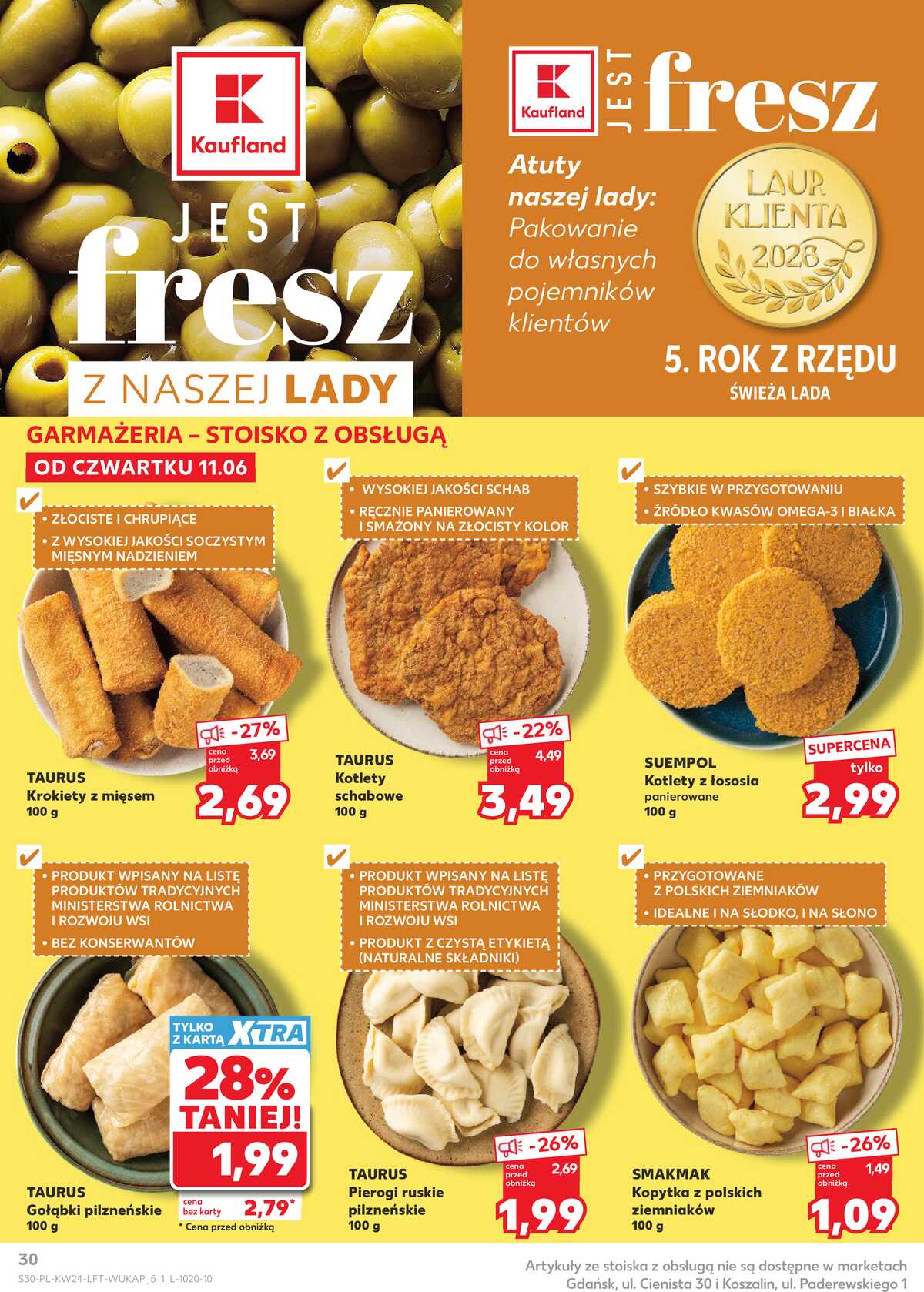Leták Kaufland Polsko 11.6.-17.6.2026 - Týdenní zpravodaj strana 30