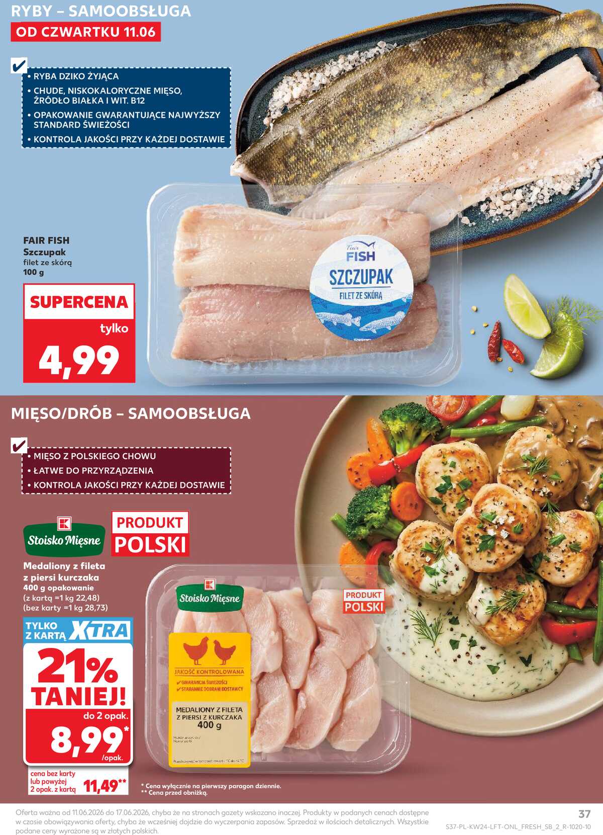 Leták Kaufland Polsko 11.6.-17.6.2026 - Týdenní zpravodaj strana 37