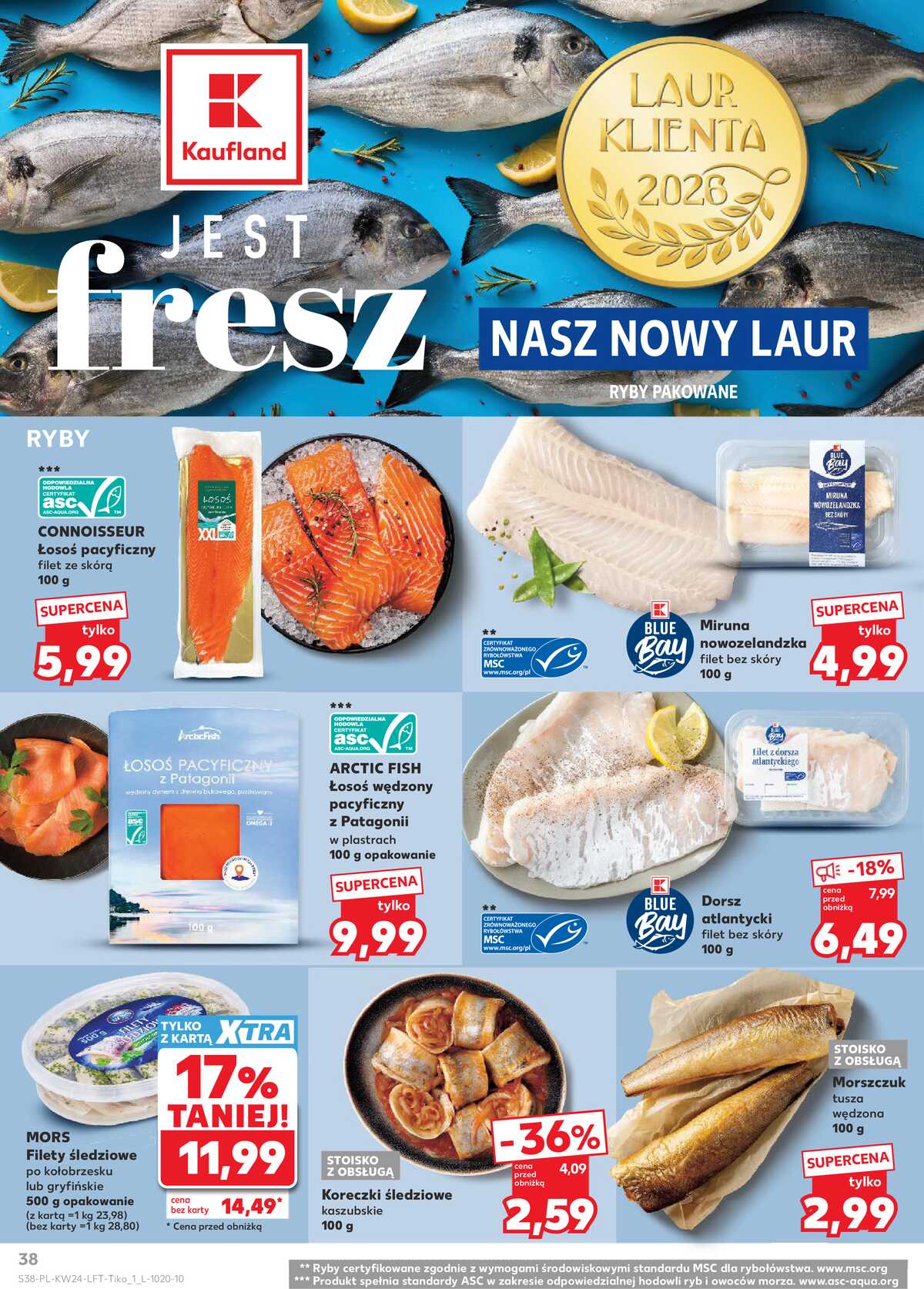 Leták Kaufland Polsko 11.6.-17.6.2026 - Týdenní zpravodaj strana 38