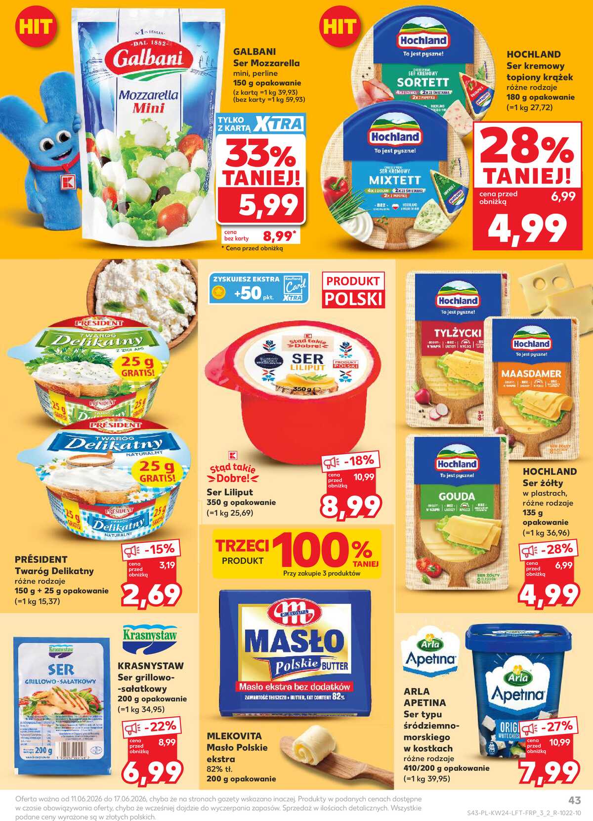 Leták Kaufland Polsko 11.6.-17.6.2026 - Týdenní zpravodaj strana 43