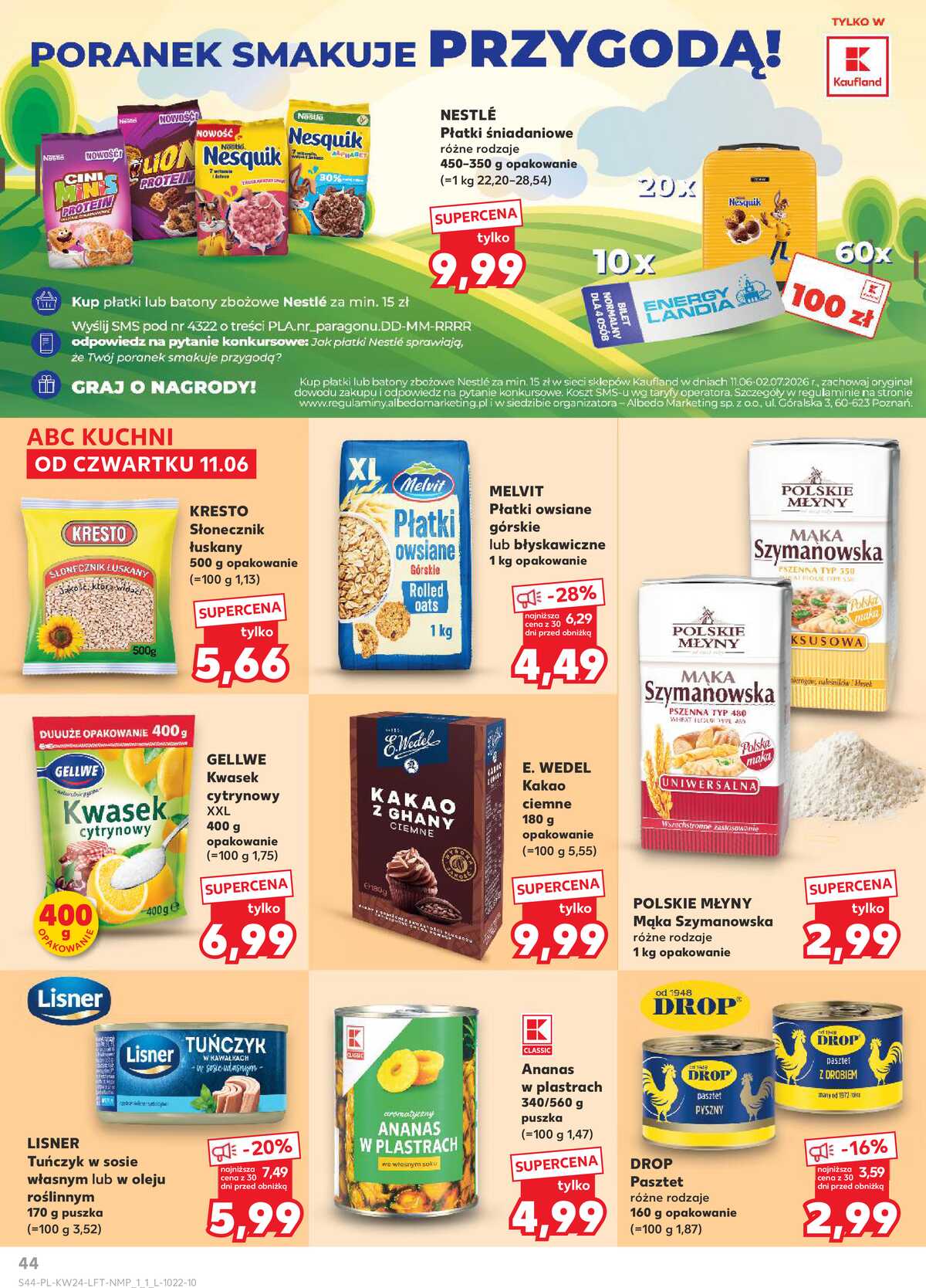 Leták Kaufland Polsko 11.6.-17.6.2026 - Týdenní zpravodaj strana 44