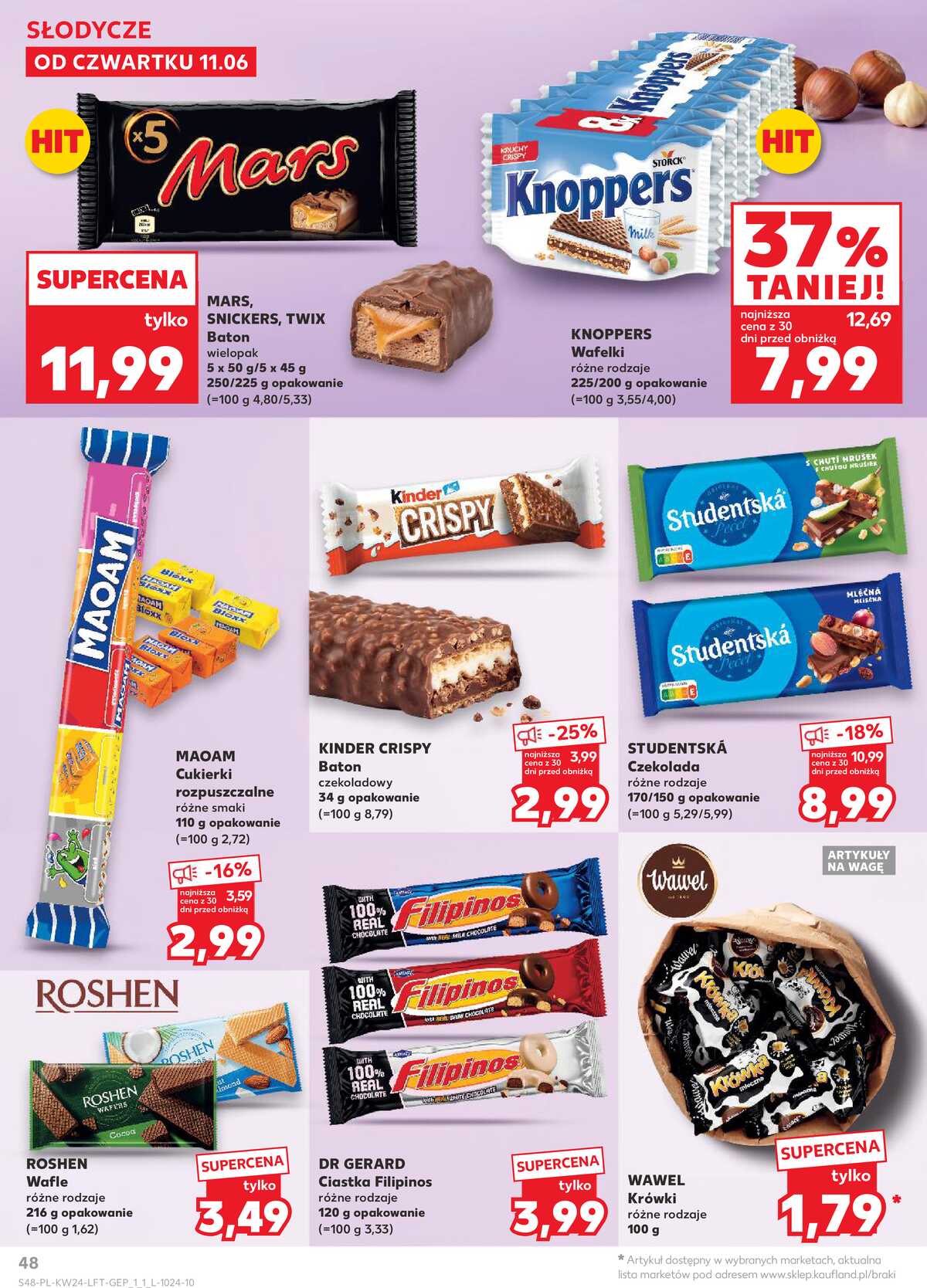 Leták Kaufland Polsko 11.6.-17.6.2026 - Týdenní zpravodaj strana 48