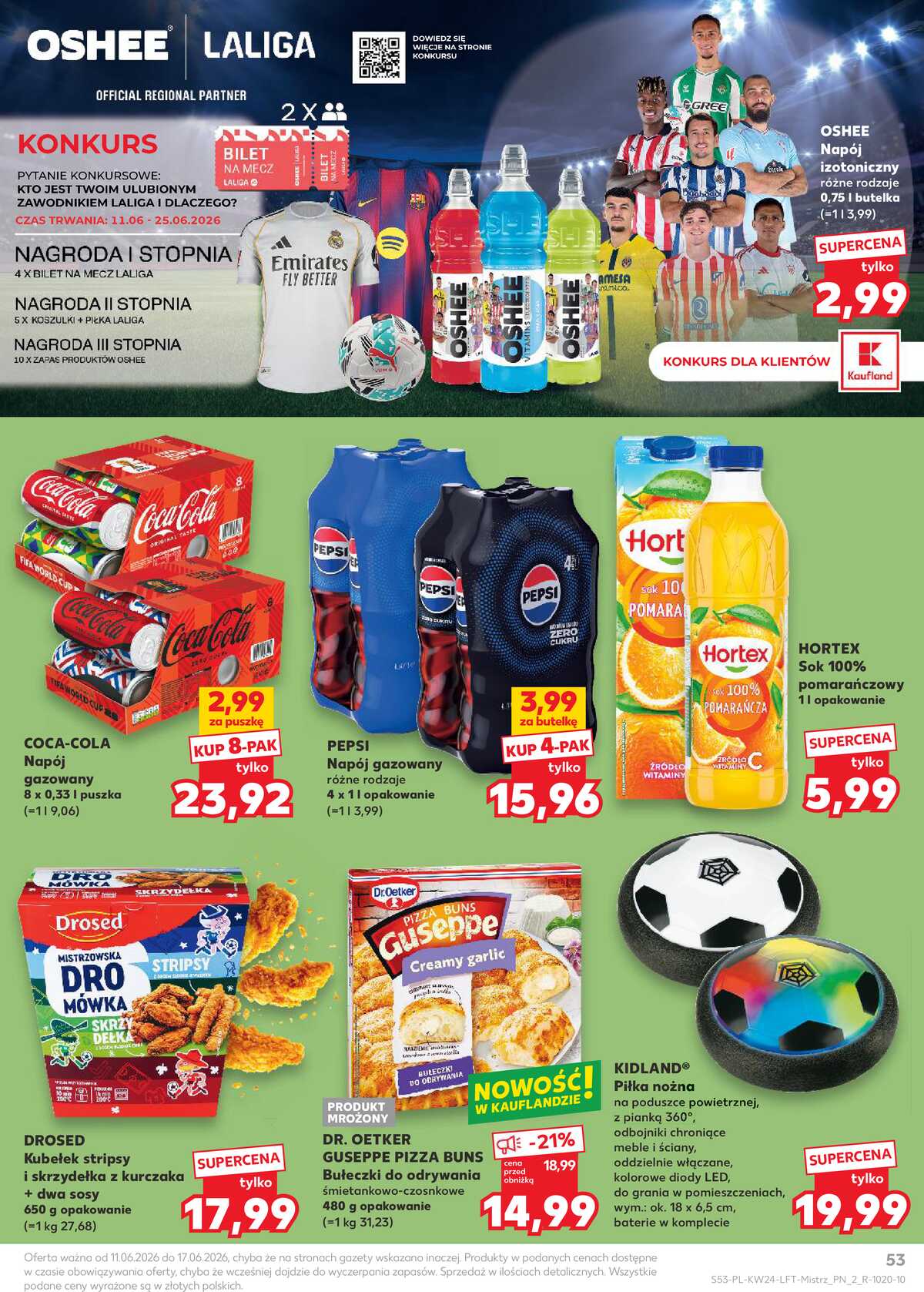 Leták Kaufland Polsko 11.6.-17.6.2026 - Týdenní zpravodaj strana 53