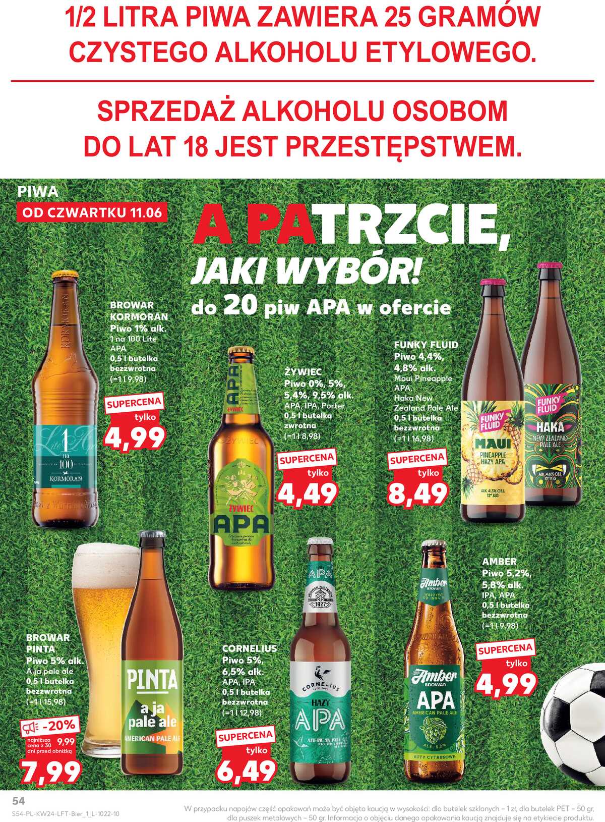Leták Kaufland Polsko 11.6.-17.6.2026 - Týdenní zpravodaj strana 54