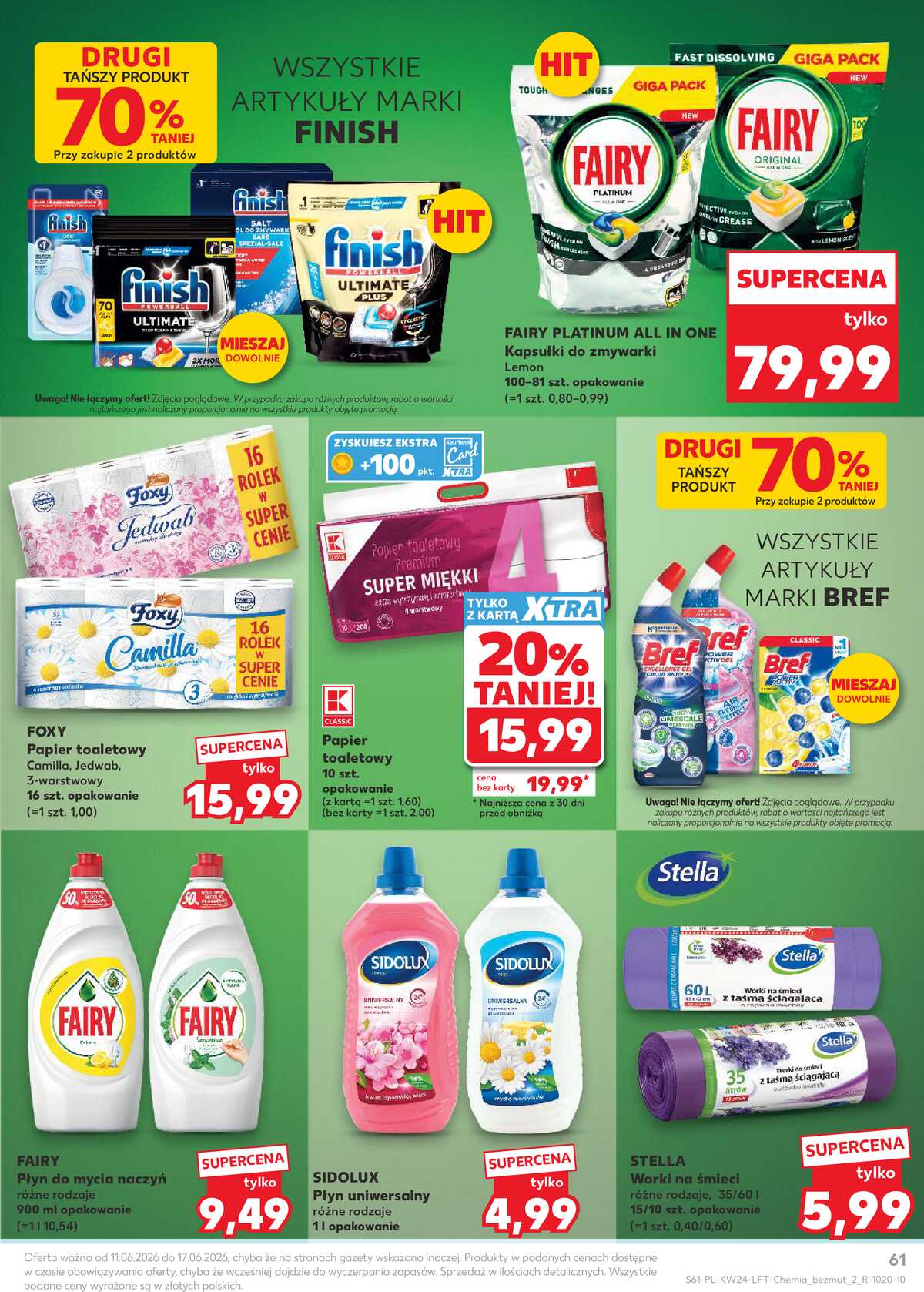 Leták Kaufland Polsko 11.6.-17.6.2026 - Týdenní zpravodaj strana 61