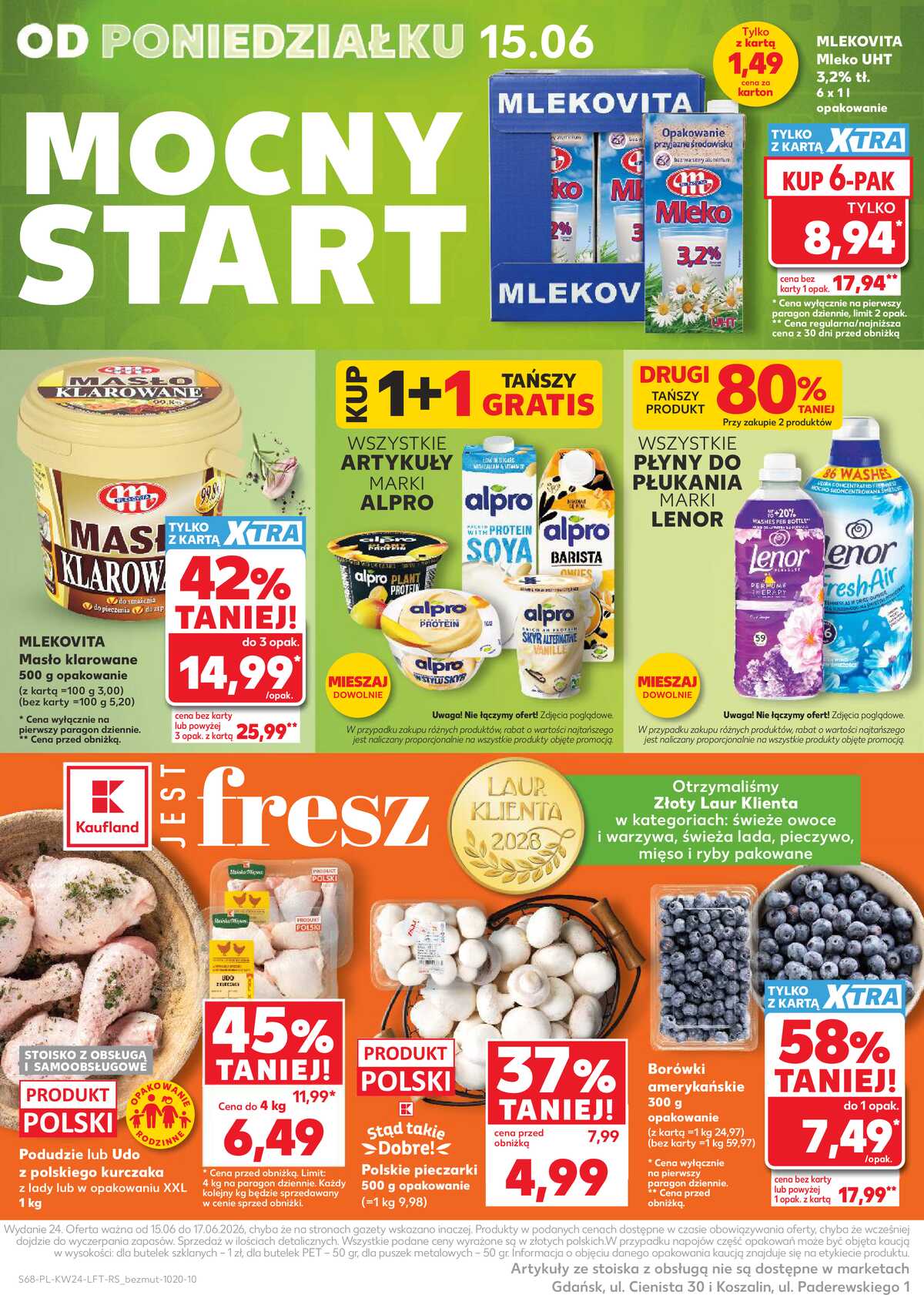 Leták Kaufland Polsko 11.6.-17.6.2026 - Týdenní zpravodaj strana 68