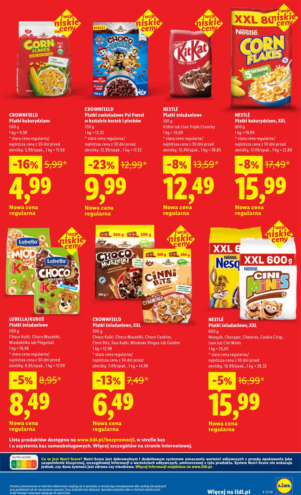 Leták Lidl Polsko 9.6.-31.7.2026 - Cenová revoluce! strana 15