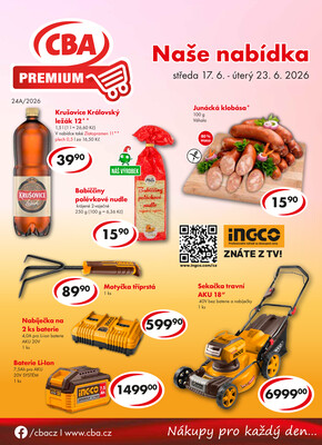 CBA Premium od 17.6. do 23.6.2026