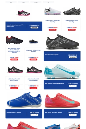 Intersport Kopačky a míče - 10. 6. 2026