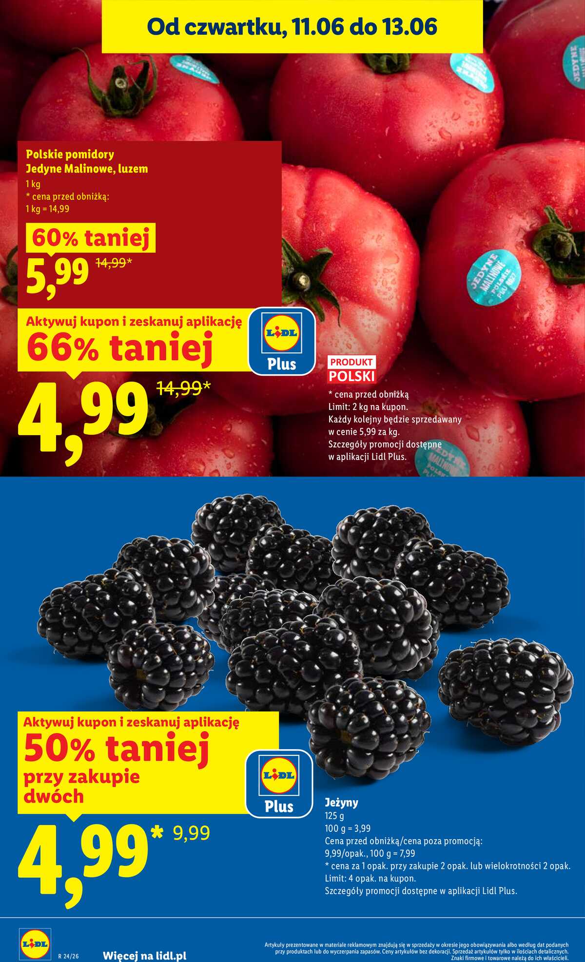 Leták Lidl Polsko 11.6.-13.6.2026 - Leták platí od 11. 6. do 13. 6. strana 18