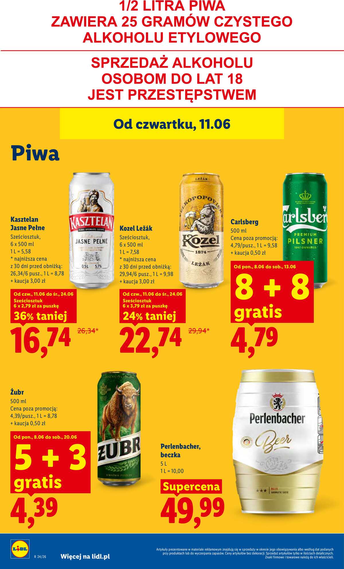 Leták Lidl Polsko 11.6.-13.6.2026 - Leták platí od 11. 6. do 13. 6. strana 70