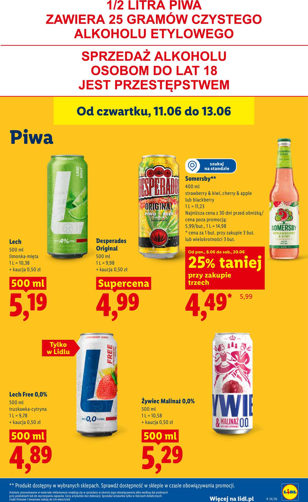 Leták Lidl Polsko 11.6.-13.6.2026 - Leták platí od 11. 6. do 13. 6. strana 71