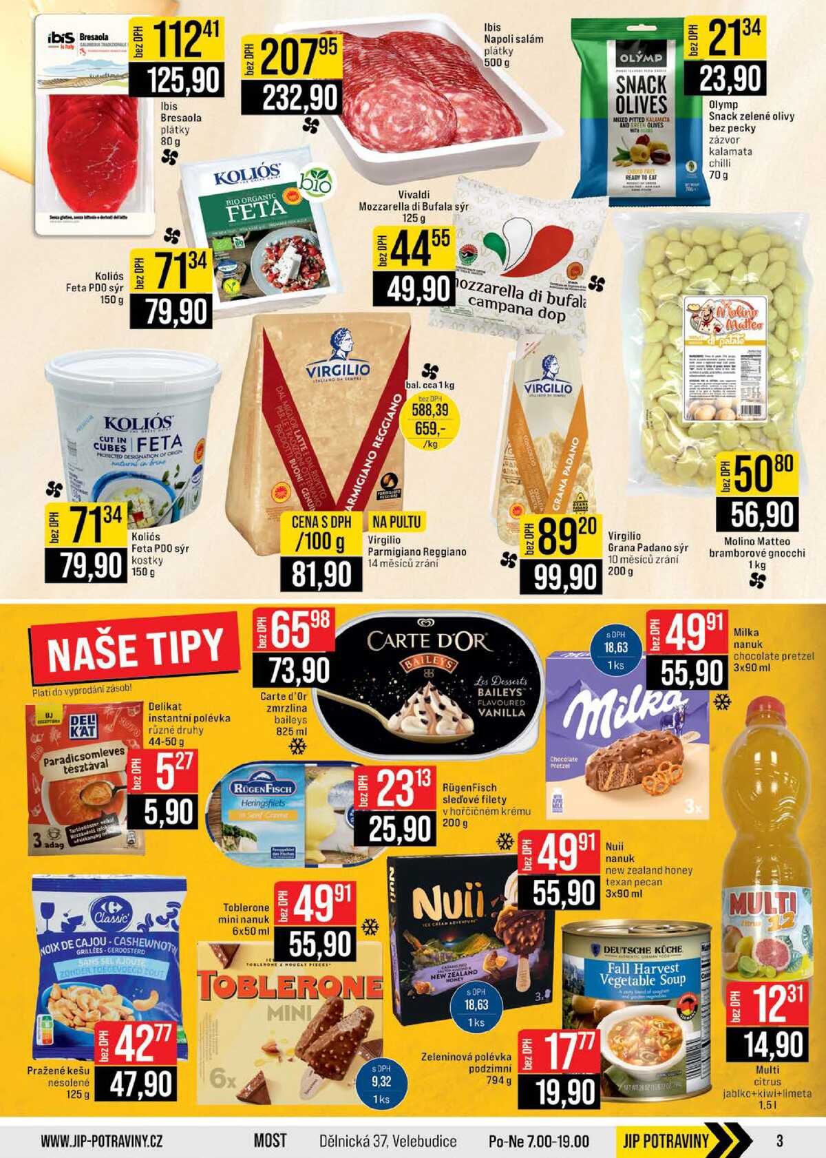 JIP Cash & Carry Brno, Praha, Ostrava, Jilemnice, Pardubice, Ostrava, Karlovy Vary, Olomouc a Zlín od 10.6. do 16.6.2026 strana 3