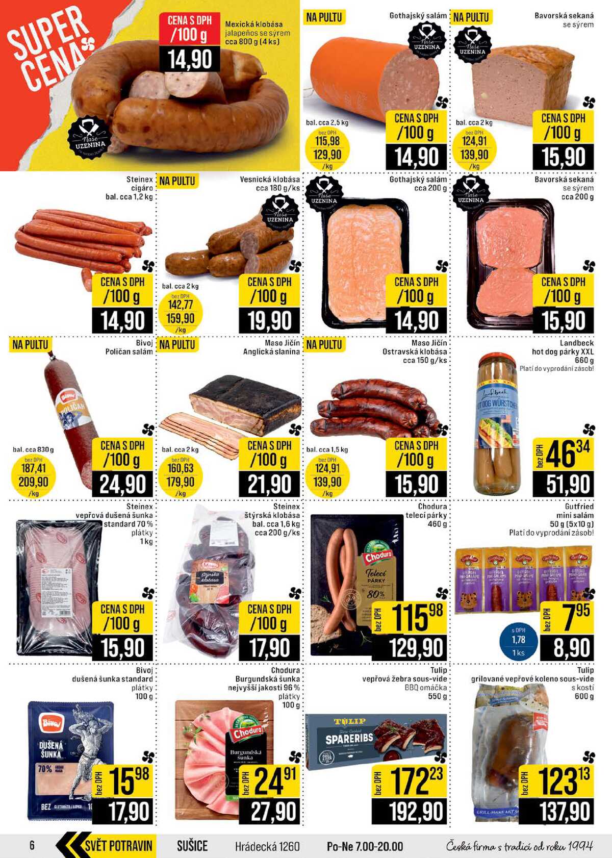 JIP Cash & Carry Brno, Praha, Ostrava, Jilemnice, Pardubice, Ostrava, Karlovy Vary, Olomouc a Zlín od 10.6. do 16.6.2026 strana 6