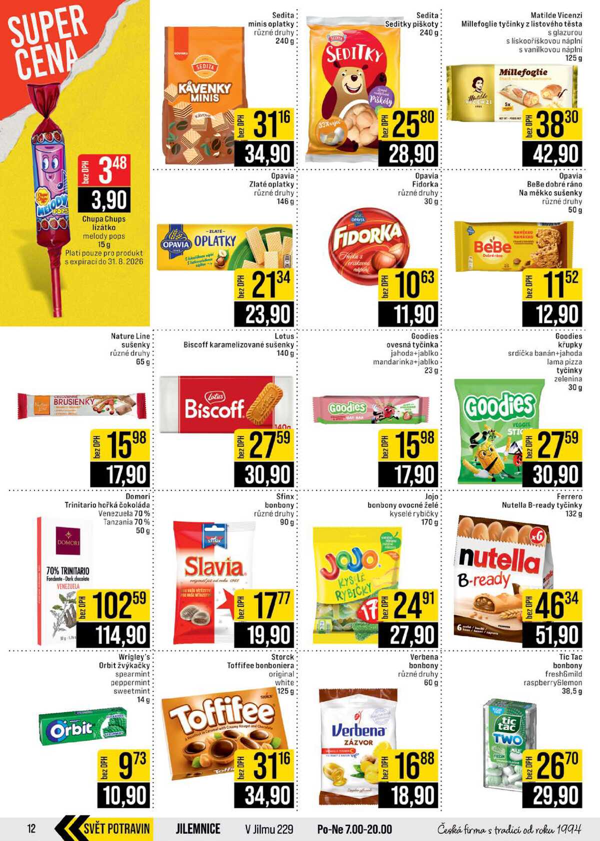 JIP Cash & Carry Brno, Praha, Ostrava, Jilemnice, Pardubice, Ostrava, Karlovy Vary, Olomouc a Zlín od 10.6. do 16.6.2026 strana 12
