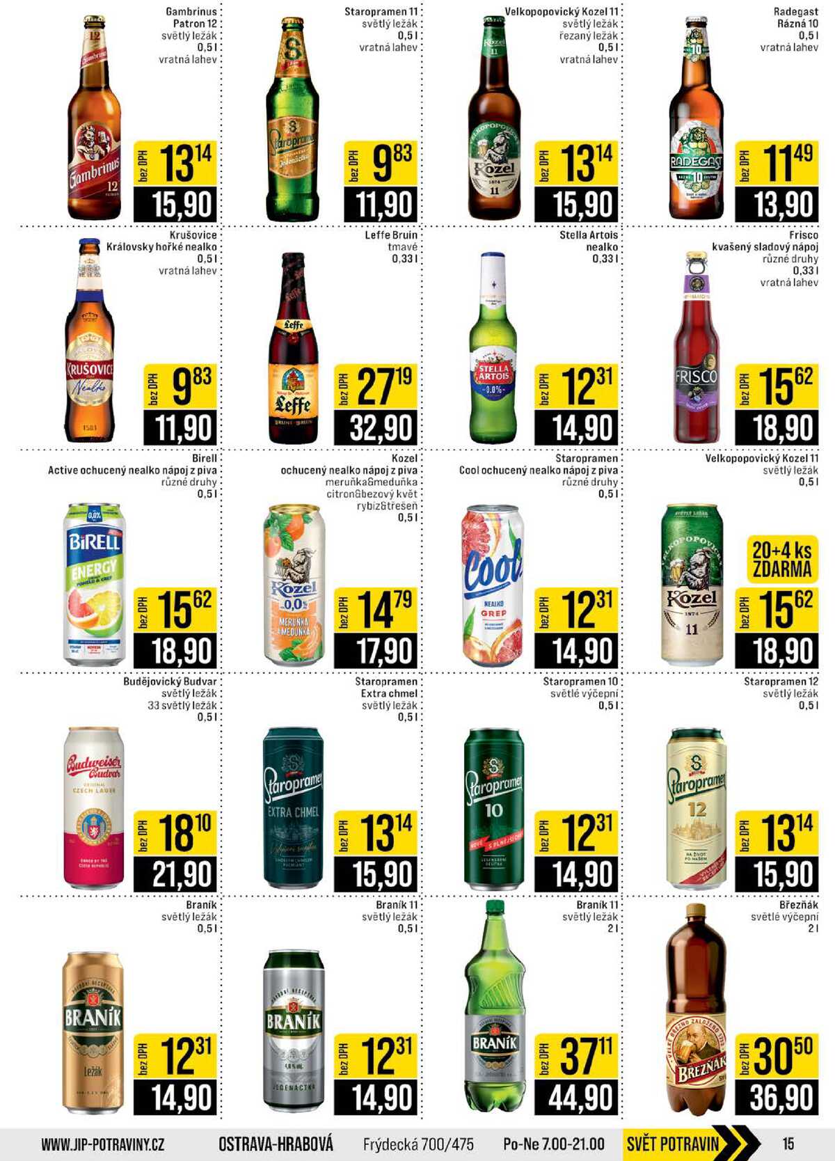 JIP Cash & Carry Brno, Praha, Ostrava, Jilemnice, Pardubice, Ostrava, Karlovy Vary, Olomouc a Zlín od 10.6. do 16.6.2026 strana 15