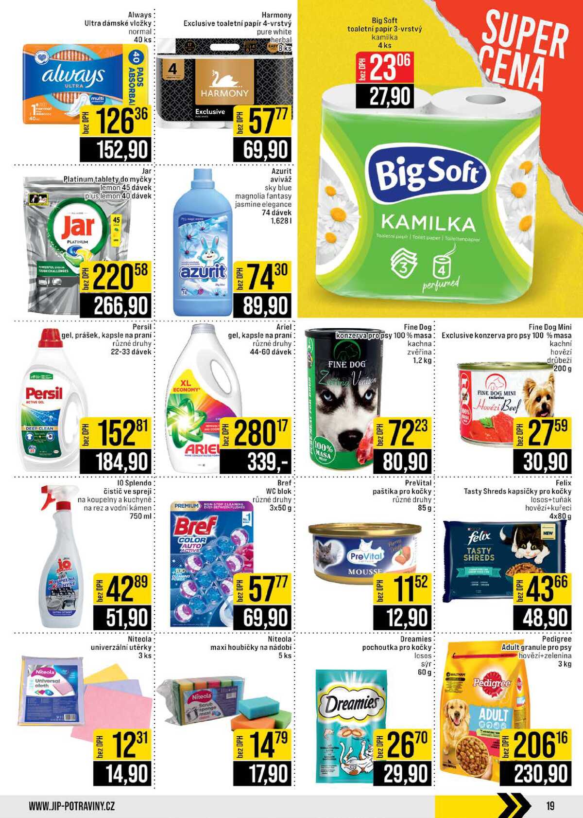 JIP Cash & Carry Brno, Praha, Ostrava, Jilemnice, Pardubice, Ostrava, Karlovy Vary, Olomouc a Zlín od 10.6. do 16.6.2026 strana 19