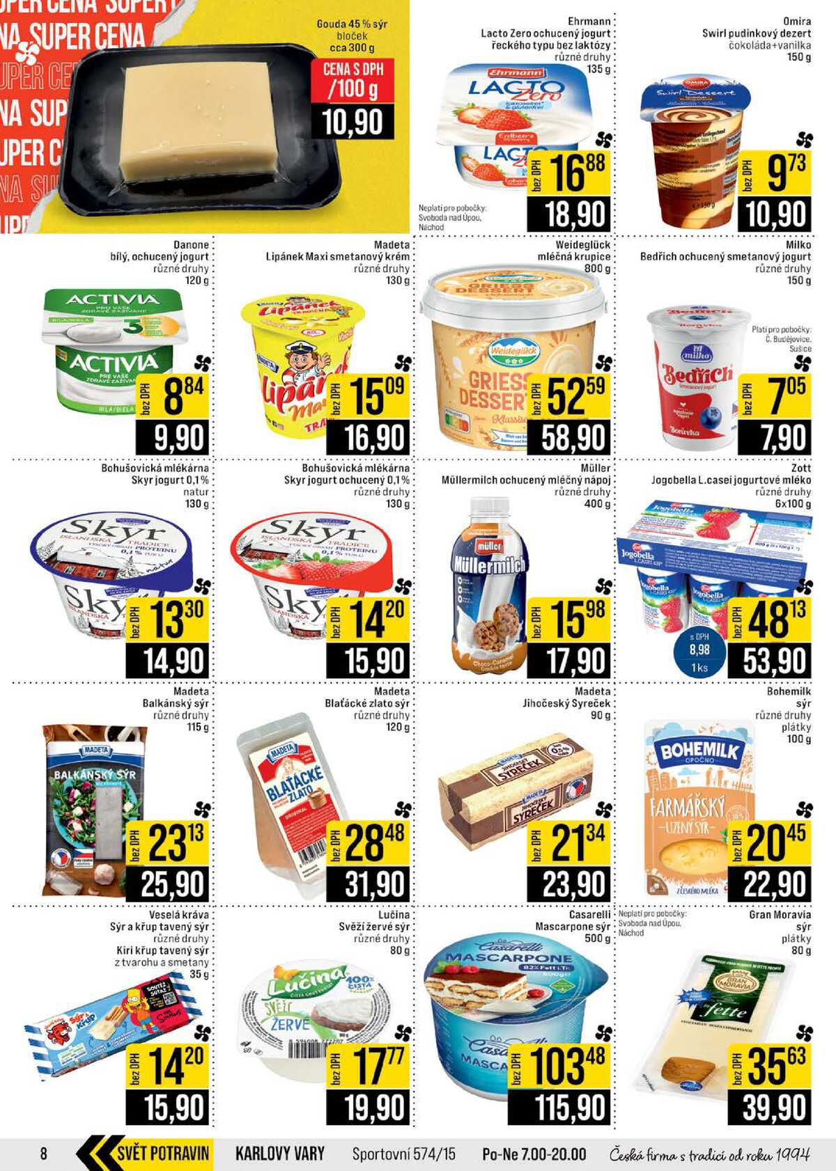 JIP Cash & Carry České Budějovice, Most, Náchod, Polička, Sušice a Svoboda nad Úpou od 10.6. do 16.6.2026 strana 8