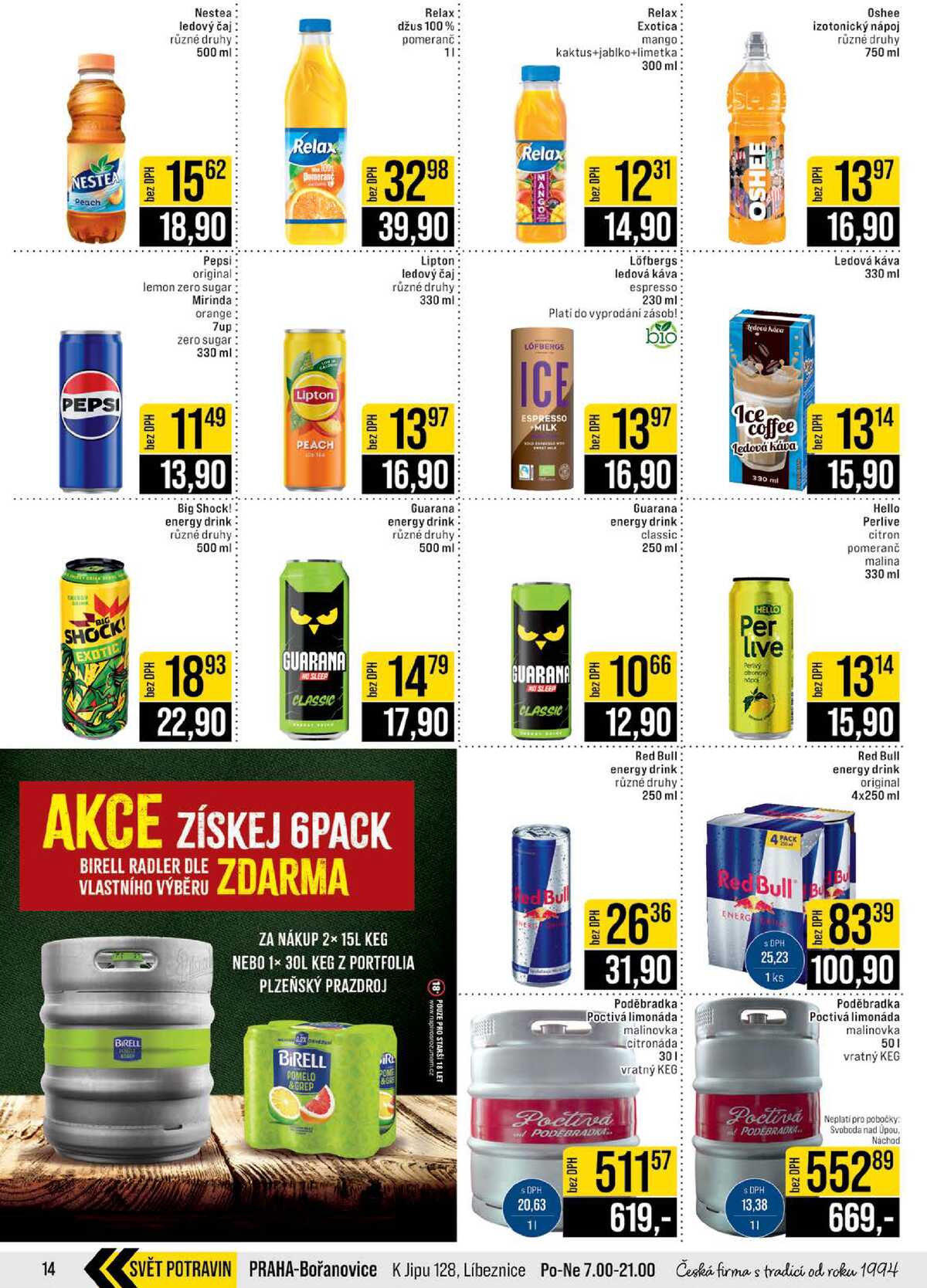 JIP Cash & Carry České Budějovice, Most, Náchod, Polička, Sušice a Svoboda nad Úpou od 10.6. do 16.6.2026 strana 14