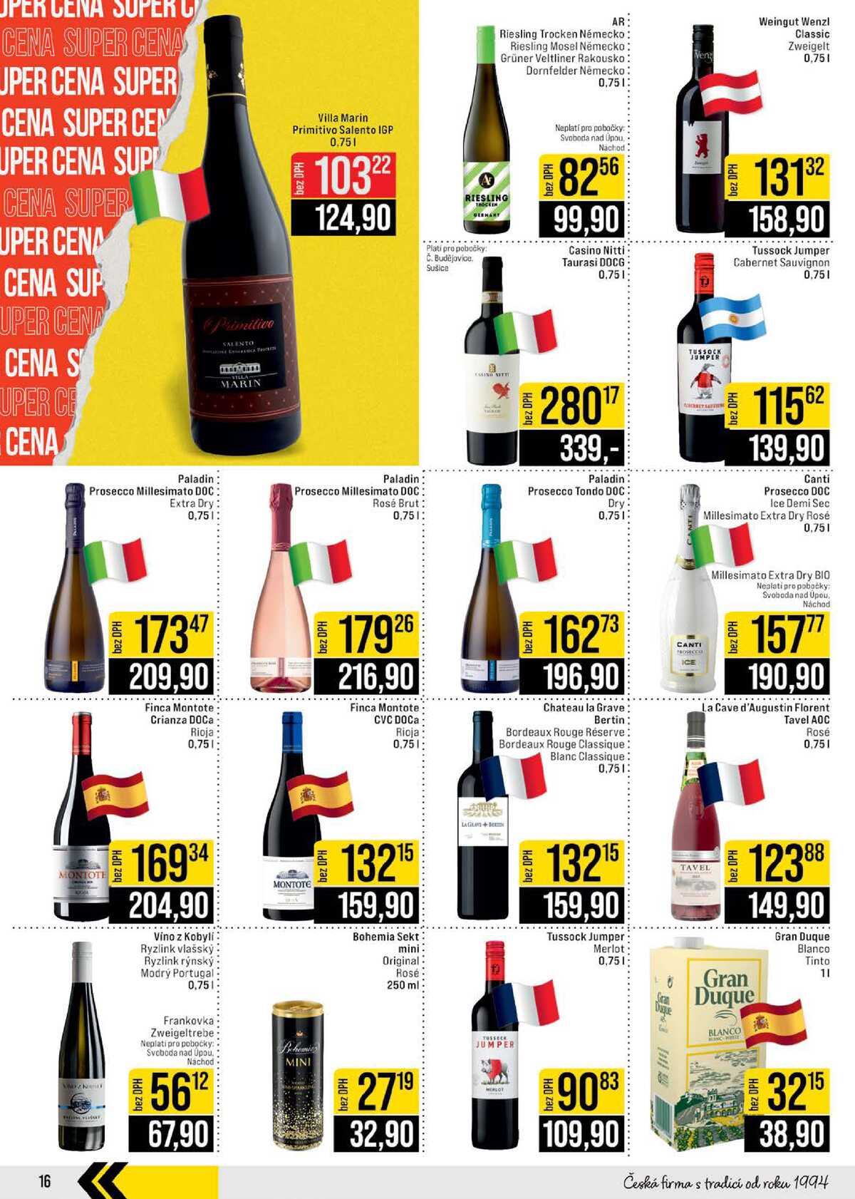 JIP Cash & Carry České Budějovice, Most, Náchod, Polička, Sušice a Svoboda nad Úpou od 10.6. do 16.6.2026 strana 16