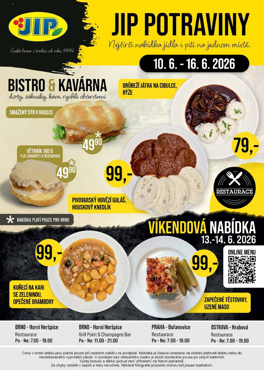 Leták JIP - JIP Cash & Carry České Budějovice, Most, Náchod, Polička, Sušice a Svoboda nad Úpou od 10.6. do 16.6.2026 - strana 20