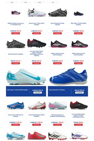 Intersport Kopačky a míče - 11. 6. 2026