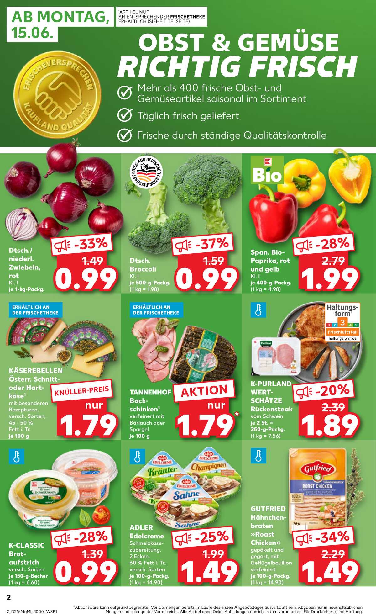 Leták Kaufland Německo 15.6.-17.6.2026 strana 2