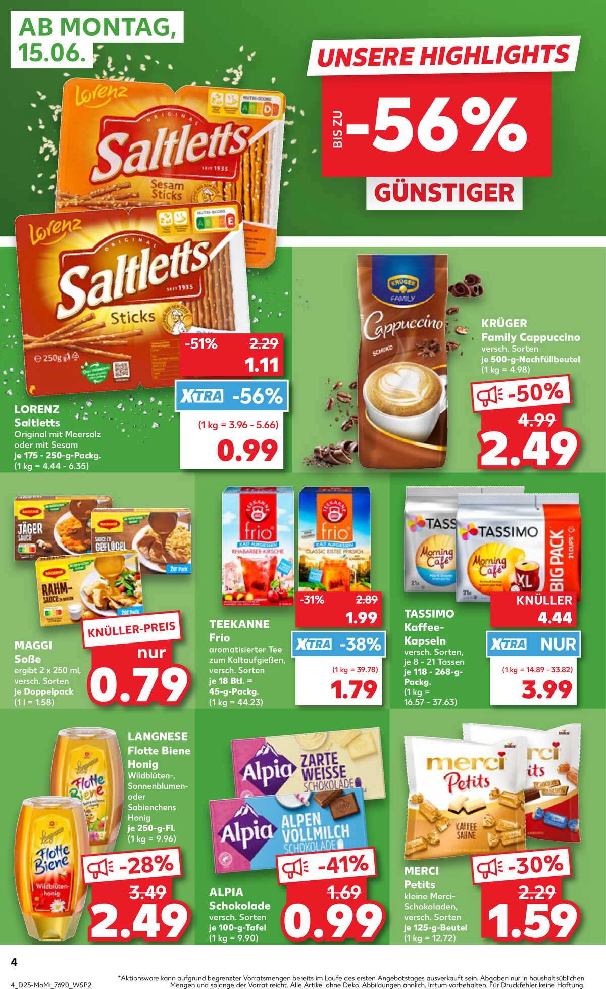 Leták Kaufland Německo 15.6.-17.6.2026 strana 4
