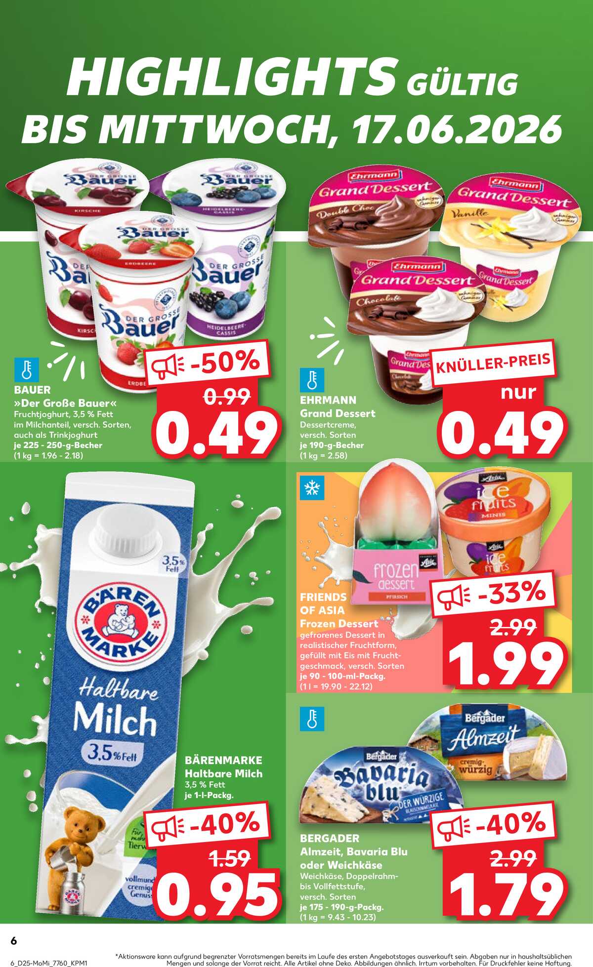 Leták Kaufland Německo 15.6.-17.6.2026 strana 6