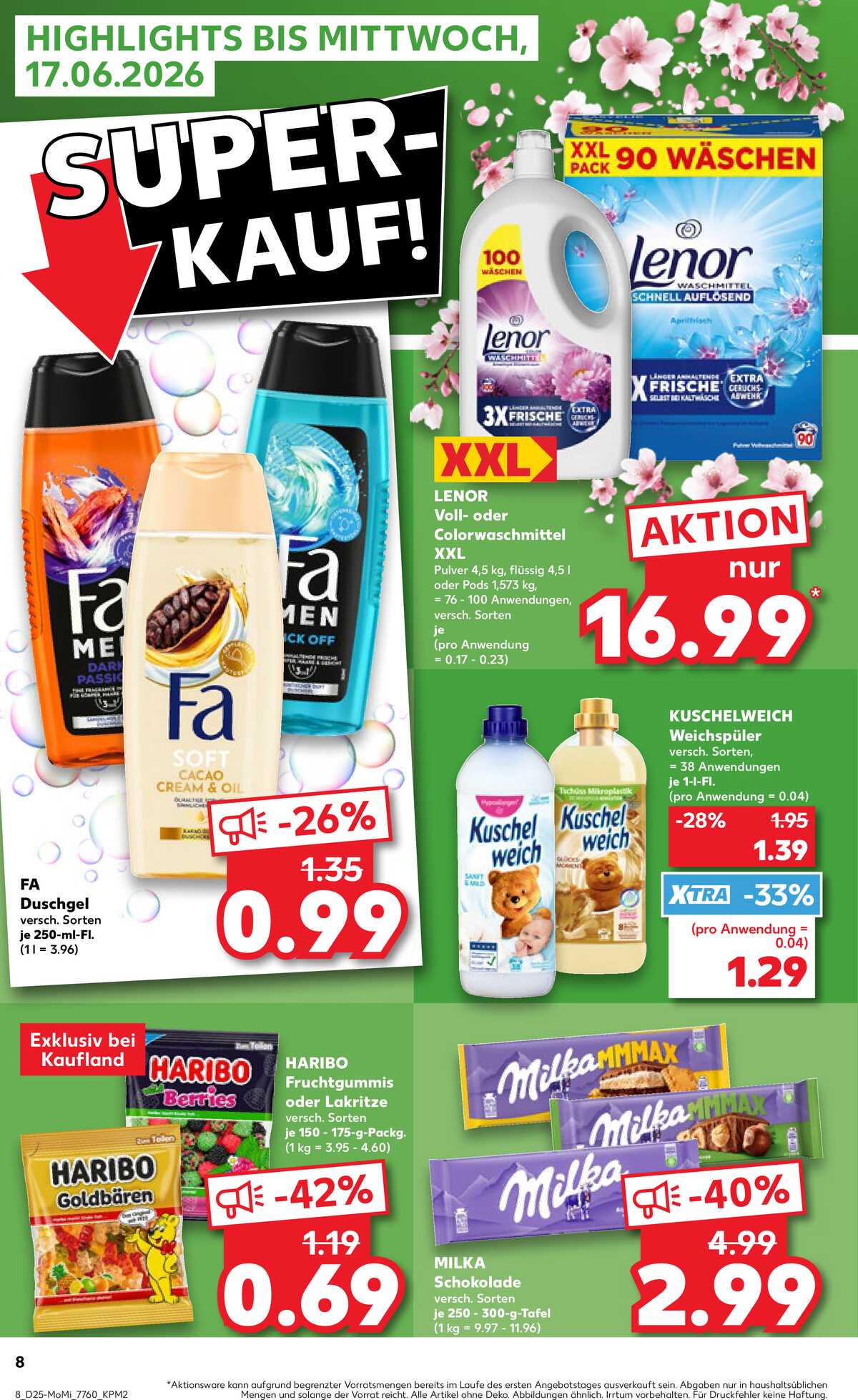 Leták Kaufland Německo 15.6.-17.6.2026 strana 8