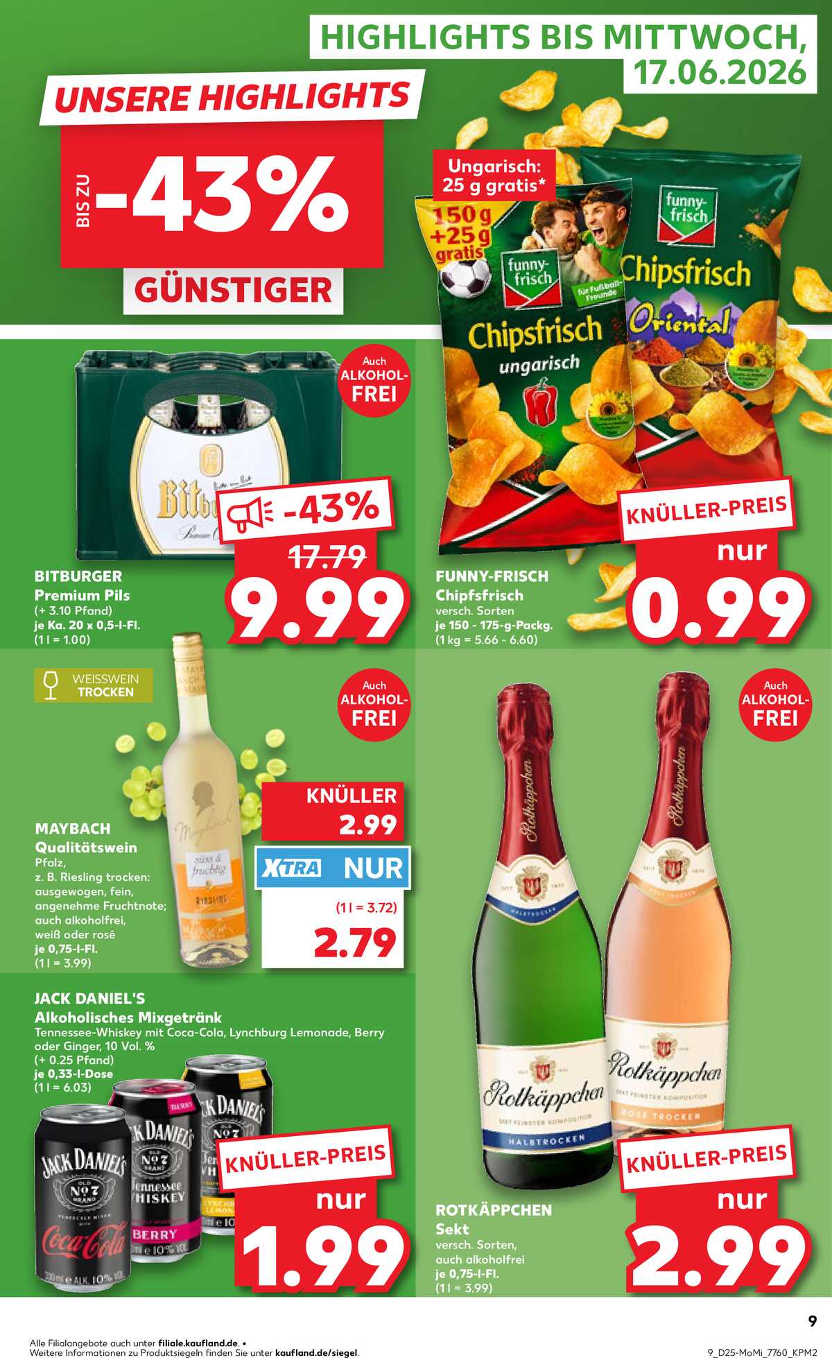 Leták Kaufland Německo 15.6.-17.6.2026 strana 9