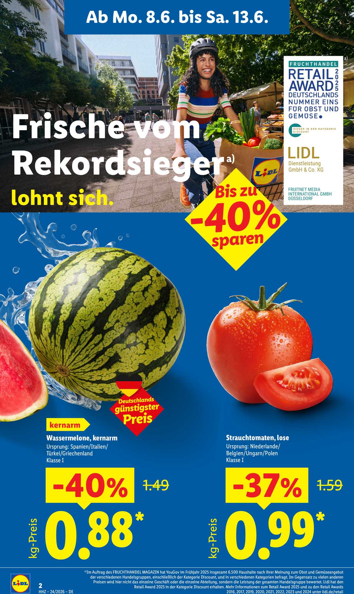 Leták Lidl Německo 8.6.-13.6.2026 strana 6
