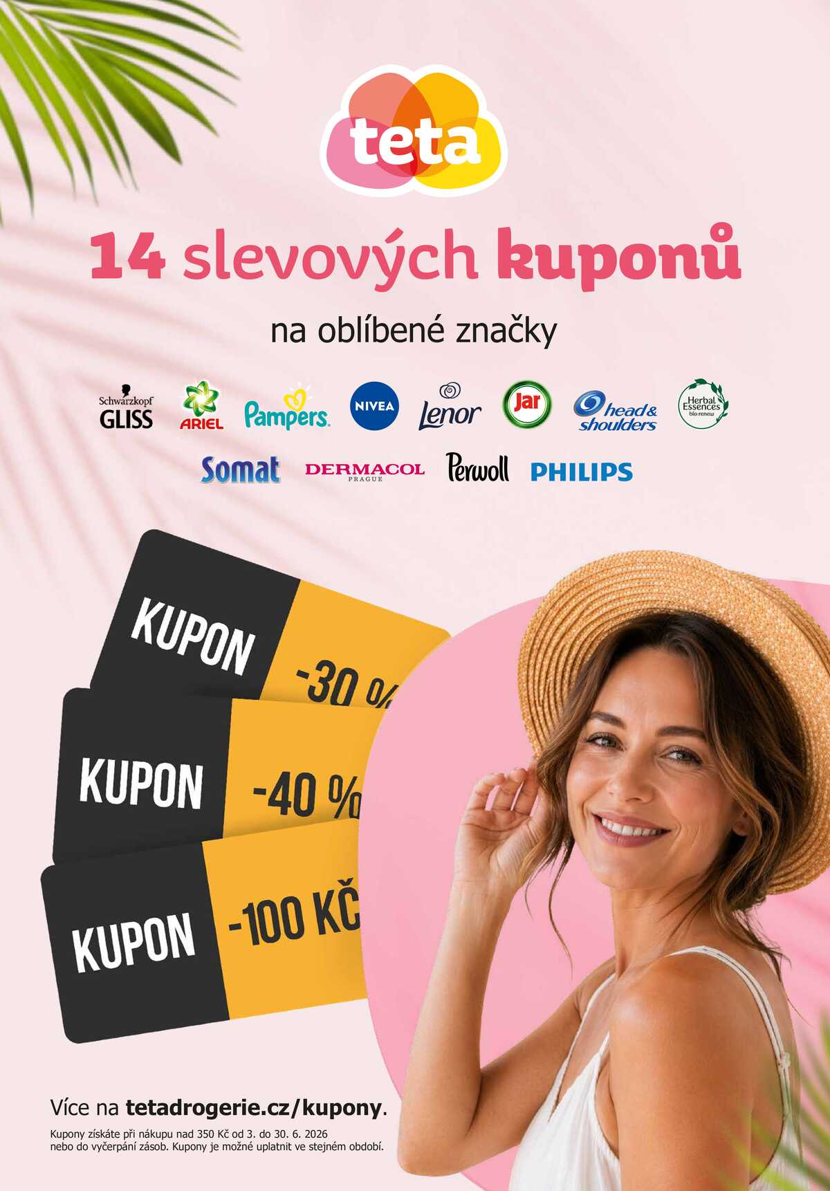 Teta drogerie Kuponová knížka do 30.6. strana 1