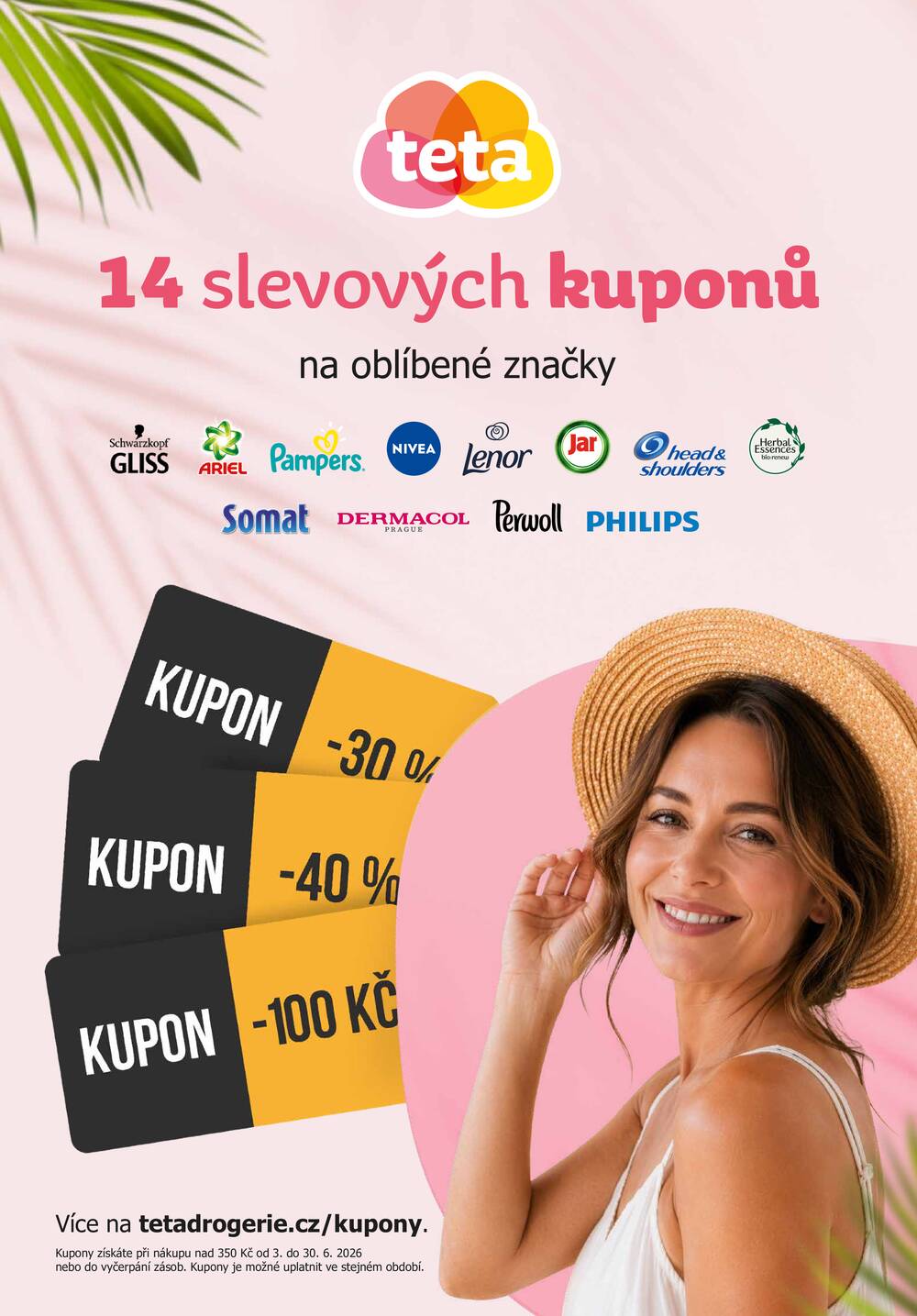 Leták Teta drogerie - Teta drogerie Kuponová knížka do 30.6. - strana 1